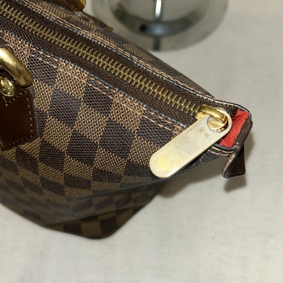 Authentic Louis Vuitton Damier Saleya PM Ebene Tote Bag Brown with COA - Picture 11 of 16